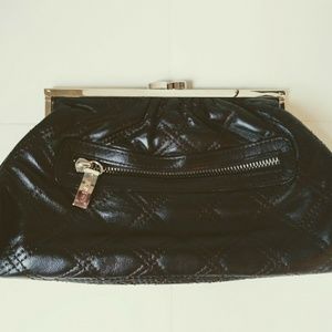 Large Chocolate Brown Clutch